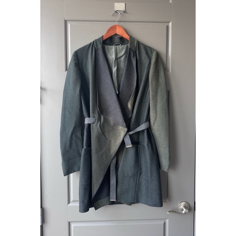 Brunello cucinelli wool trench coat size 44